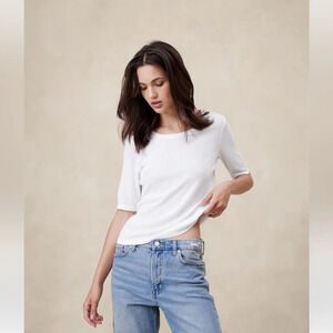 Banana republic women’s Ladder ribbed top